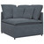  Modular Sofa Dark Grey Velvet, Metal, Foam Oversized Modular A949-3321250