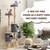 6-Tier Wooden Cat Tree with 2 Removeable Condos Platforms and Perch-Brown B593-PV10070