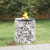  Gabion Fire Pit  19.7" Galvanized Iron A949-153558
