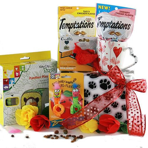For the Love of Cats: Pet Cat Gift Basket Z954-DY-LOVECATS