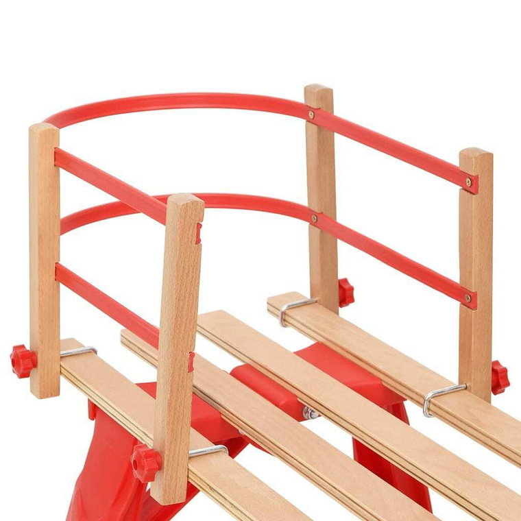  Backrest for Sledge Red Plywood A949-93698