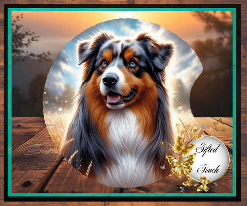 Australian Shephard Car Coasters