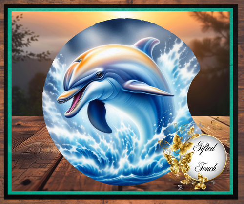 Dolphin Car Coasters