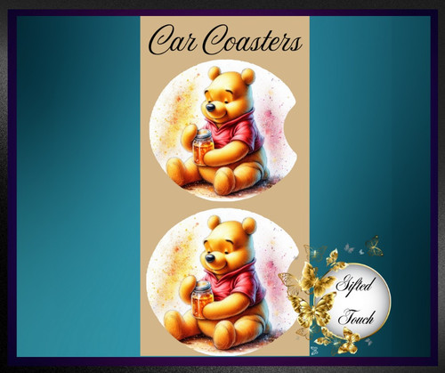Winnie the Pooh Car Coasters