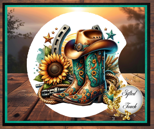 Boots & Hat Car Coasters