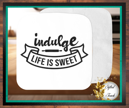 "Indulge" Washcloth