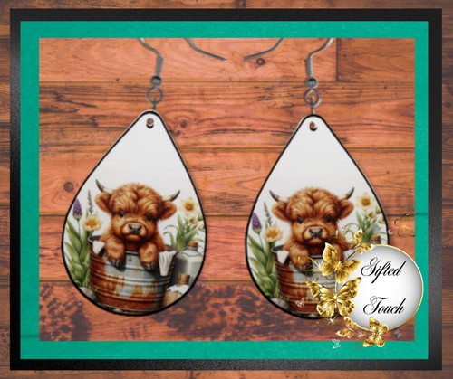 Highland Cow Earrings