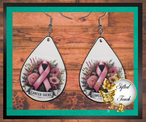 Breast Cancer Earrings