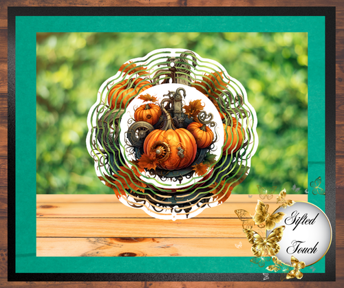 Pumpkin Wind Spinner