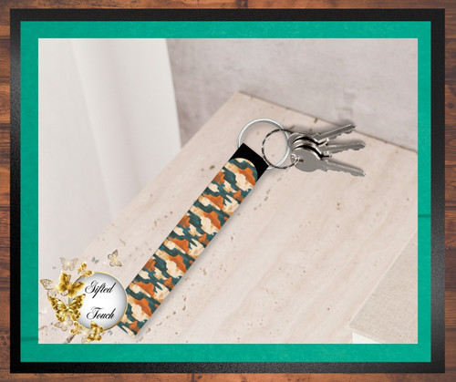 Western Camo Wristlet