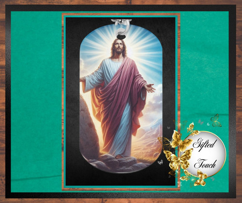 Jesus Dog Tag Necklace