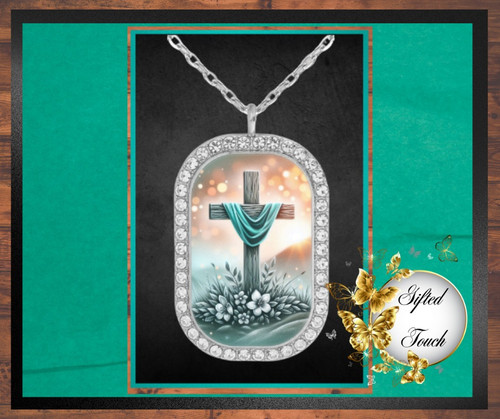 Cross Rhinestone Necklace