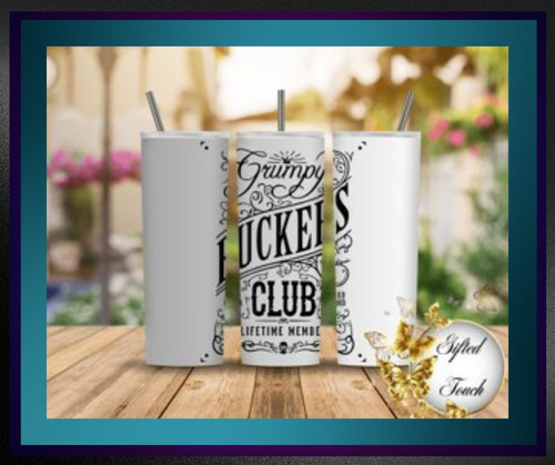 "Grumpy Fuckers Club" Tumbler