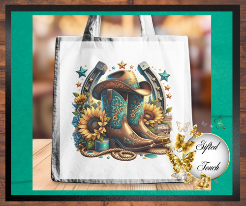 Boots & Hat Tote Bag