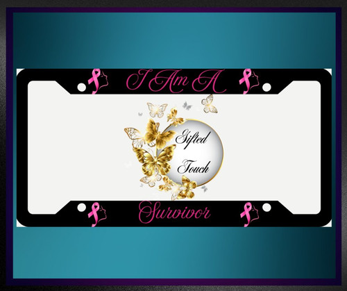 Breast Cancer License Plate Frame