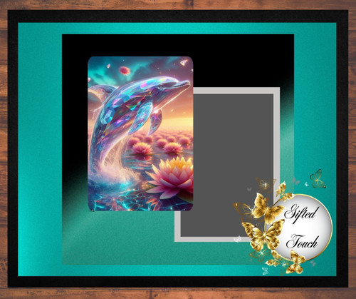 Crystal Dolphin Magnet
