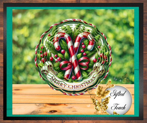 Candy Cane Wind Spinner