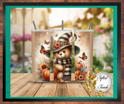 Fall Bear Tumbler
