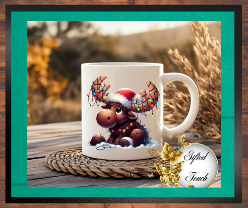Christmas Moose Mug
