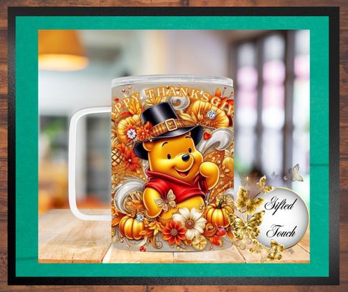 Thanksgiving Winnie Steel Mug