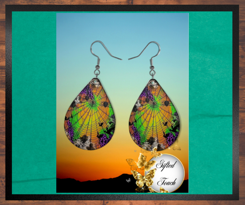 Spider Web Earrings