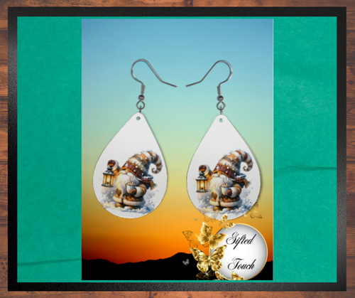 Winter Gnome Earrings