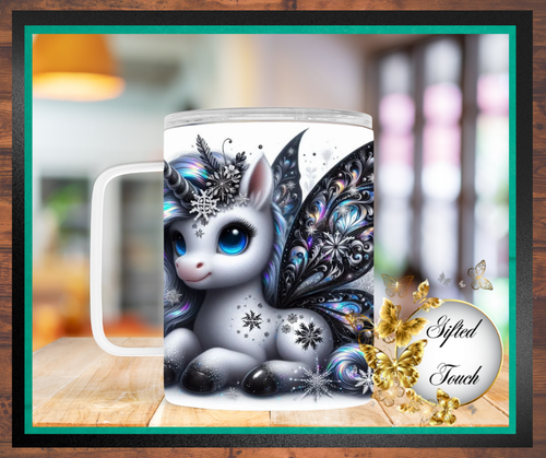 Cute Unicorn Steel Mug