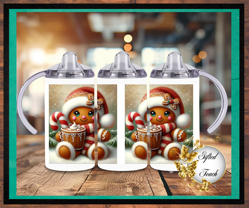 Gingerbread Man Sippy Cup