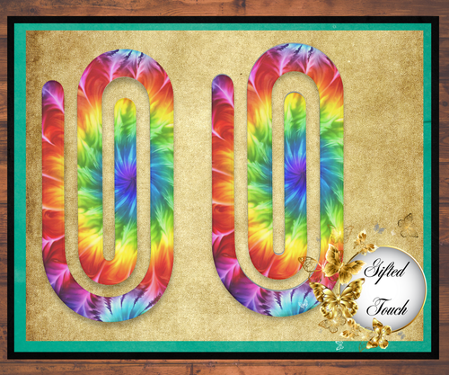 Tie Dye Paperclip