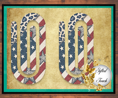 Stars And Stripes Paperclip