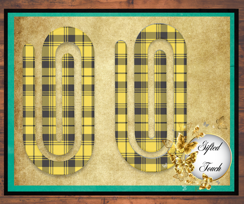 Buffalo Plaid Paperclip