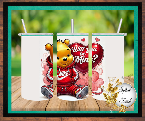 Winnie Valentines 12 Oz Tumbler