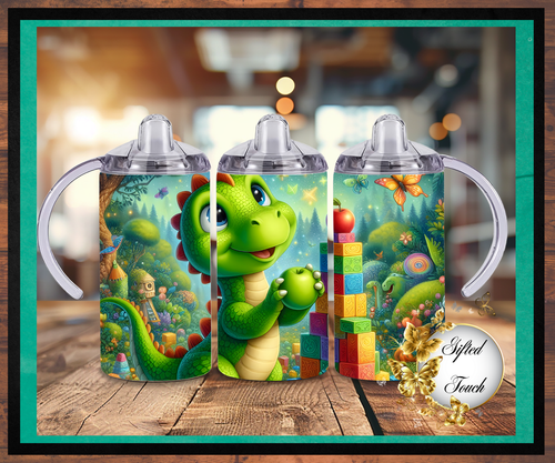 Green Baby Dino Sippy Cup