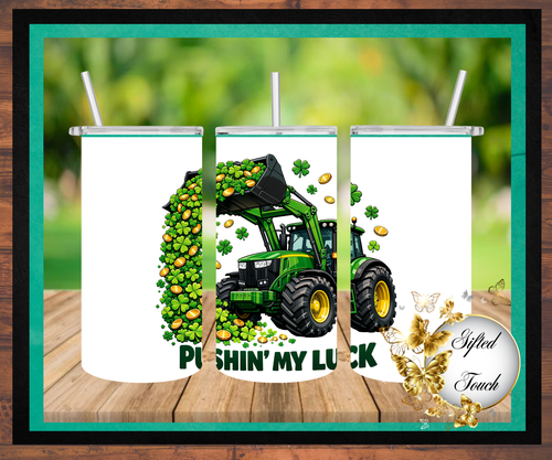 "Pushing My Luck" 12 Oz Tumbler