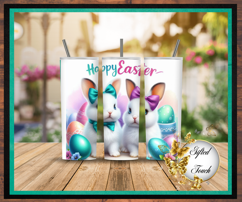 "Happy Easter" Tumbler