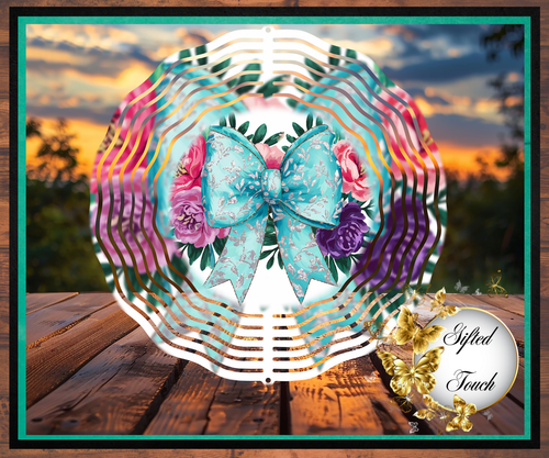 Easter Bow Wind Spinner