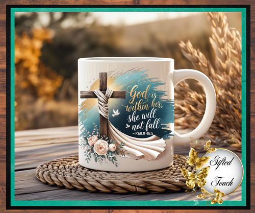 "God Is Within Her" Mug