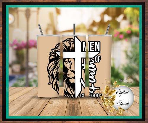 "Men of Faith" Tumbler