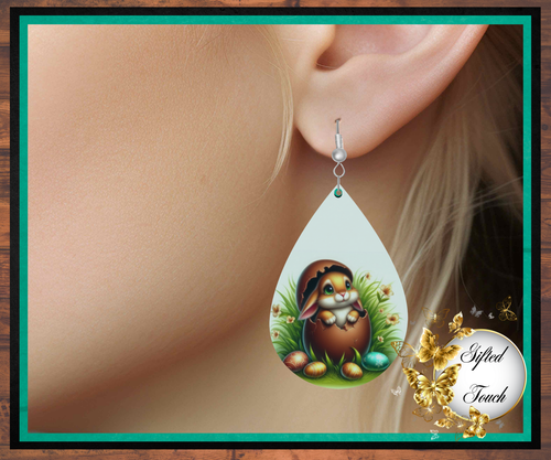 Bunny in Chocolate Earrings