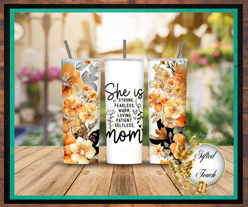 "She Is Strong" Tumbler