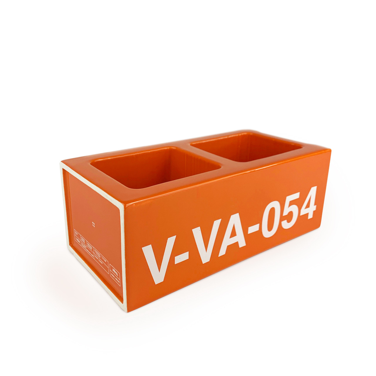 Virgil Abloh - Virgil Abloh x Vitra Ceramic Block Orange for Sale