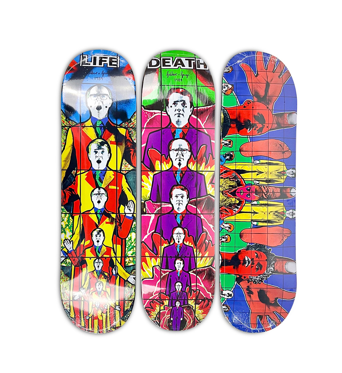 Gilbert & George x Supreme Skateboard Decks - Set of Three - Russell  Brightwell