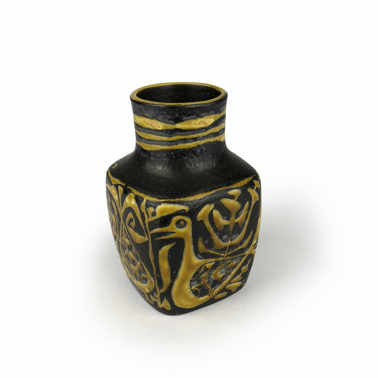 Nils Thorsson Royal Copenhagen Small Square Baca Vase Russell