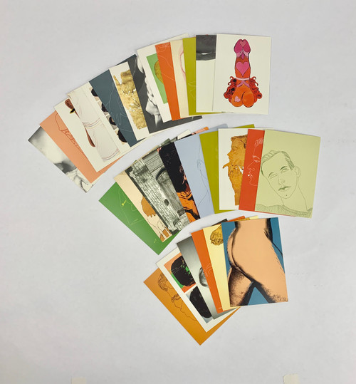 Andy Warhol Men: 30 Postcards - Russell Brightwell