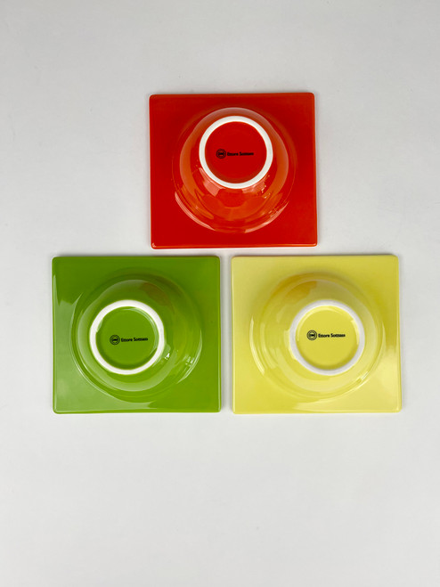 Sottsass Squared Circle Bowls - Russell Brightwell