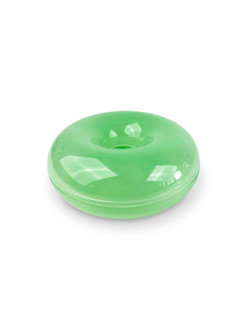 Sabine Marcelis Green Glass Serving Bowl with Lid Sabine Marcelis Green Glass Serving Bowl with Lid