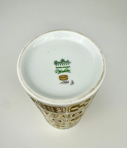 Bjørn Wiinblad Quatre Couleurs Vase - Russell Brightwell