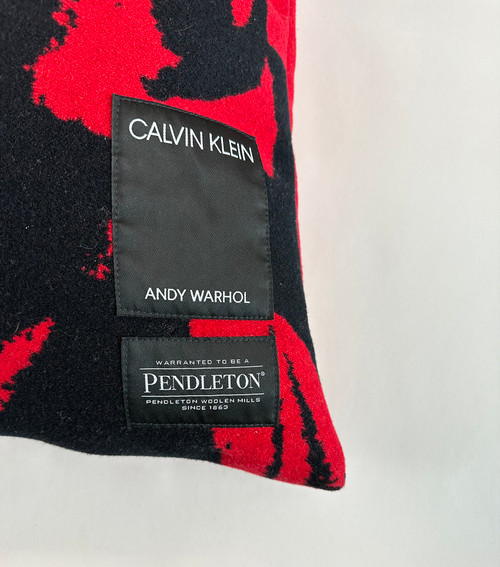 CALVIN KLEIN 205W39NYC x Andy Warhol Dennis Hopper Pillow Red