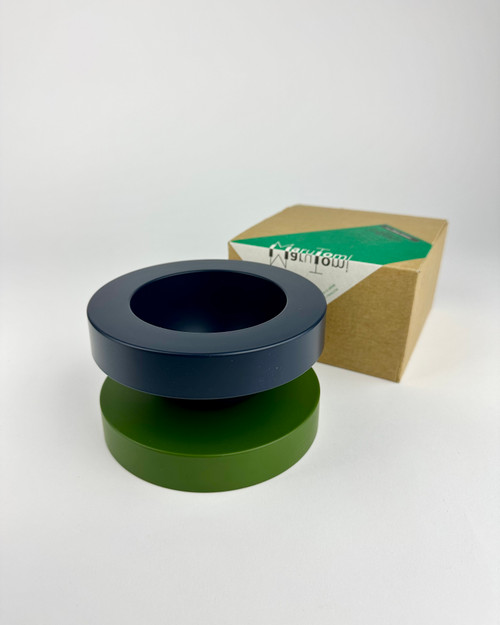 Ettore Sottsass Basilico Compote 141 Indigo Blue + Cedar Green