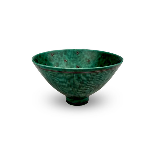 Small Footed Gustavsberg Argenta Bowl
